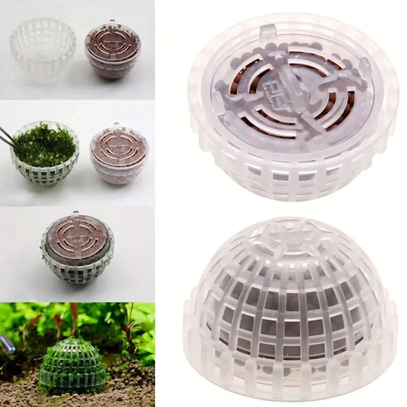 Aquarium Fish Cichlid - Plastic Aquarium Moss Ball Filter Aquatic