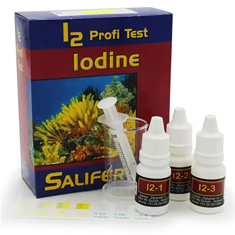 Aquarium Test Kit - Salifert Iodine I2 Profi-Test - High