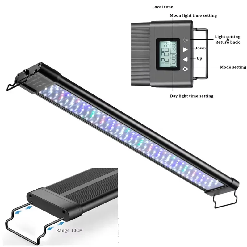 Aquarium Fish Light - LED Programmable Aquarium Light Timer for