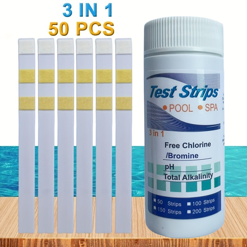Aquarium Test Kit - Chlorine PH Test Strips SPA Swimming