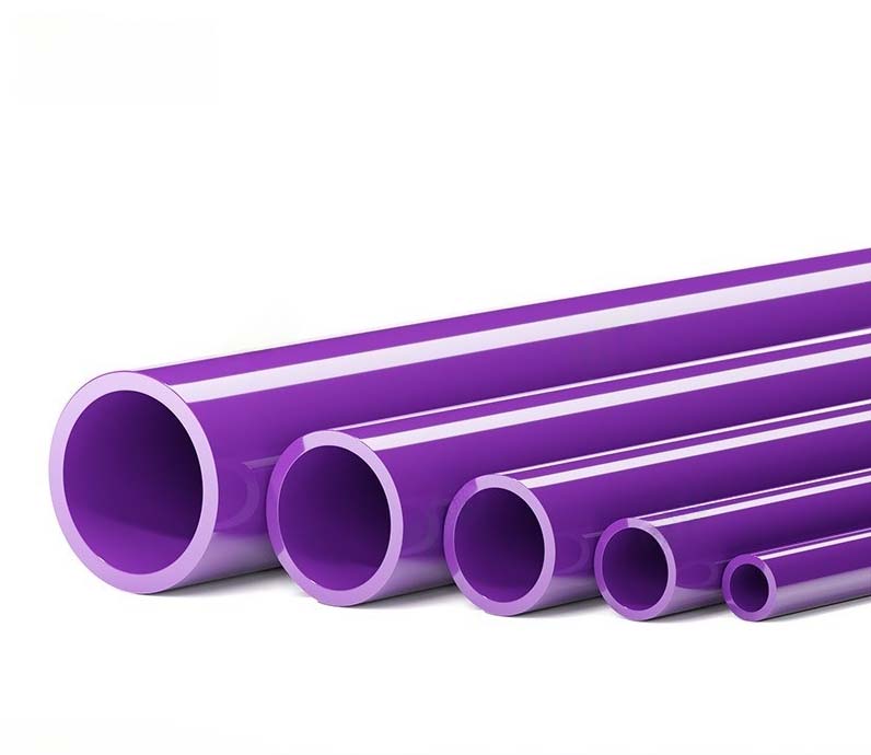 Aquarium Fish Youtube - Purple PVC Pipe OD20/25/32/40/50mm for Agriculture