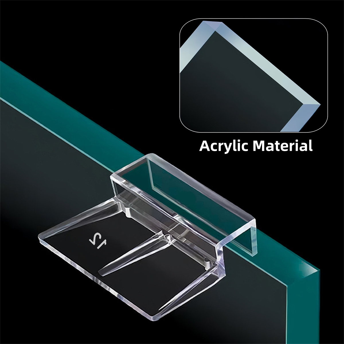 10Pcs Transparent Acrylic Fish - огляд і ціна Aquarium Fish Light