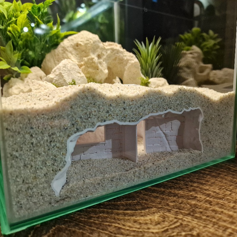 3D Printed Secret House Fish T - огляд і ціна Aquarium Fish Cichlid