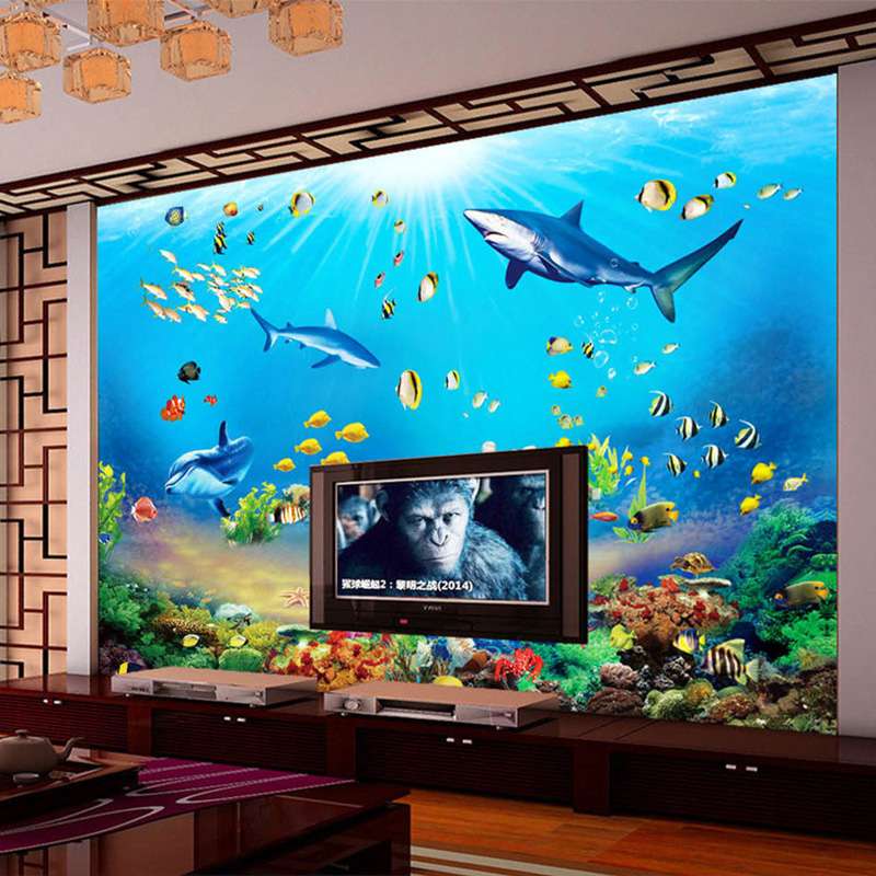 Papel Pintado Photo Wallpaper  - огляд і ціна Aquarium Fish Live Wallpaper