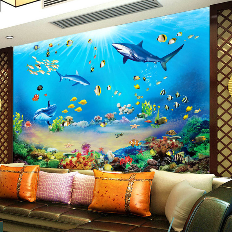 Papel Pintado Photo Wallpaper  - огляд і ціна Aquarium Fish Live Wallpaper