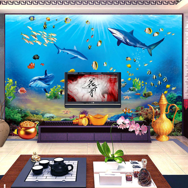 Papel Pintado Photo Wallpaper  - огляд і ціна Aquarium Fish Live Wallpaper