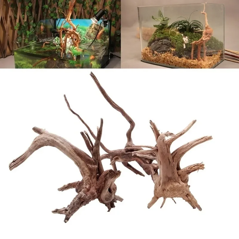 Natural Tree Trunk Driftwood A - огляд і ціна Aquarium Fish Cichlid