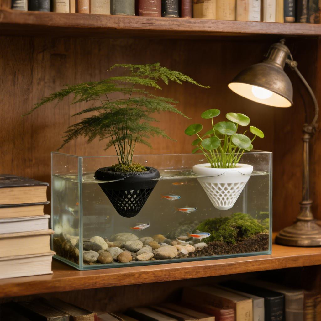 2PCS Floating Aquarium Plant H - огляд і ціна Aquarium Fish Pot