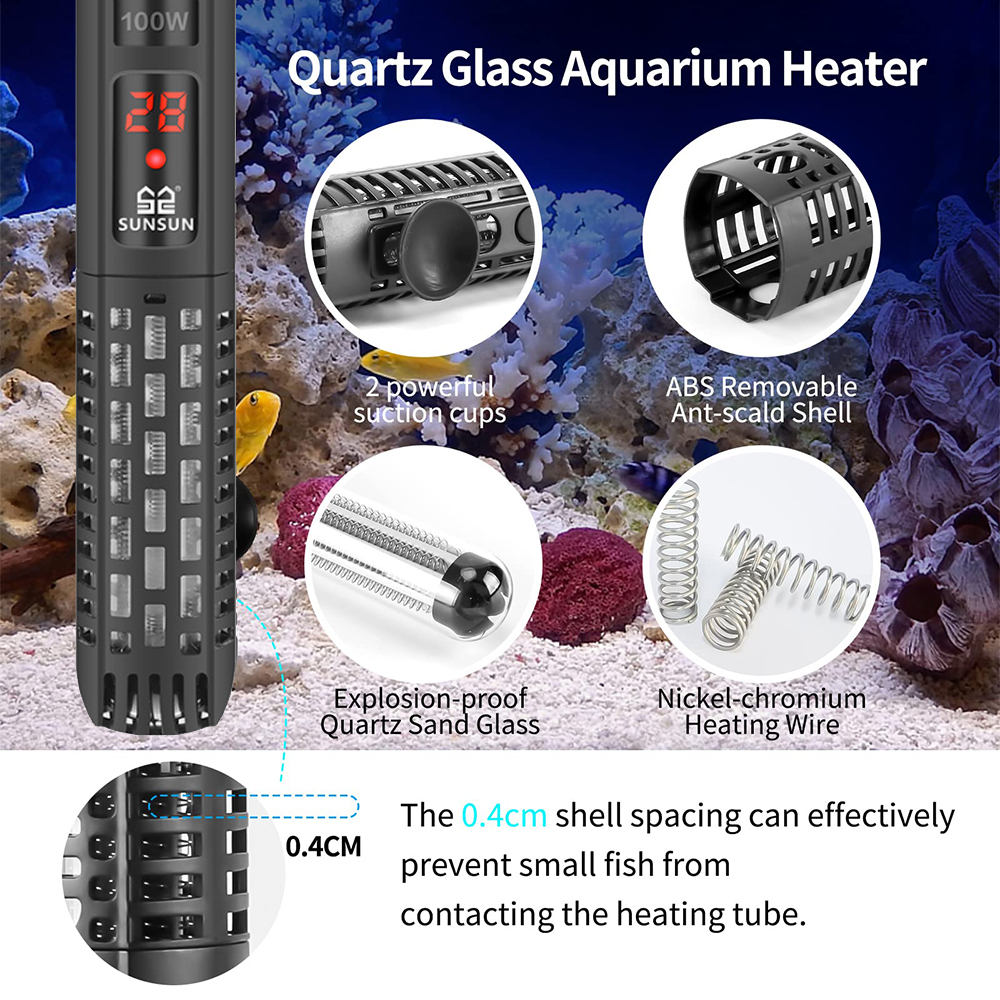 Aquariums Submersible Heater D - огляд і ціна Aquarium Fish Cold Water