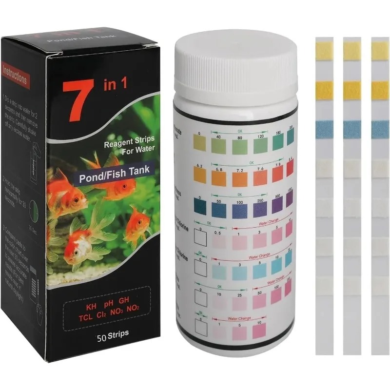Aquarium Test Strips Fish Tank - огляд і ціна Aquarium Test Kit