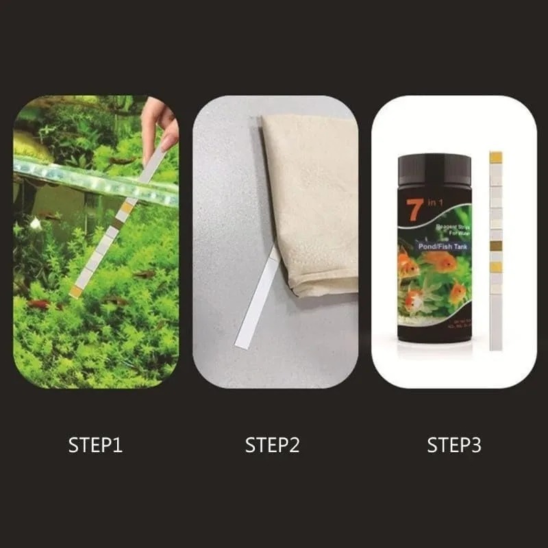 Aquarium Test Strips Fish Tank - огляд і ціна Aquarium Test Kit