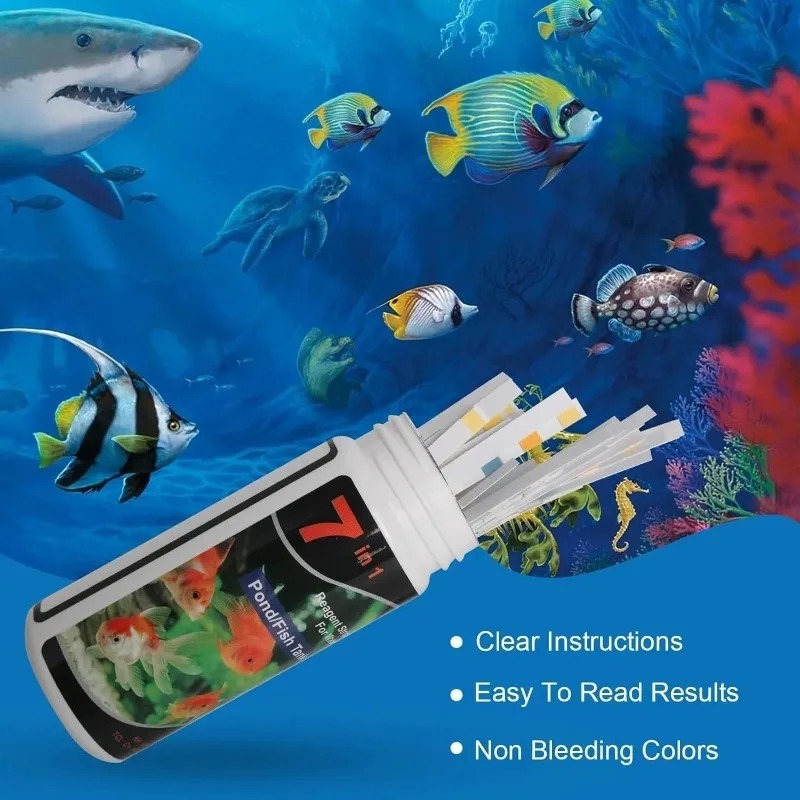 Aquarium Test Strips Fish Tank - огляд і ціна Aquarium Test Kit