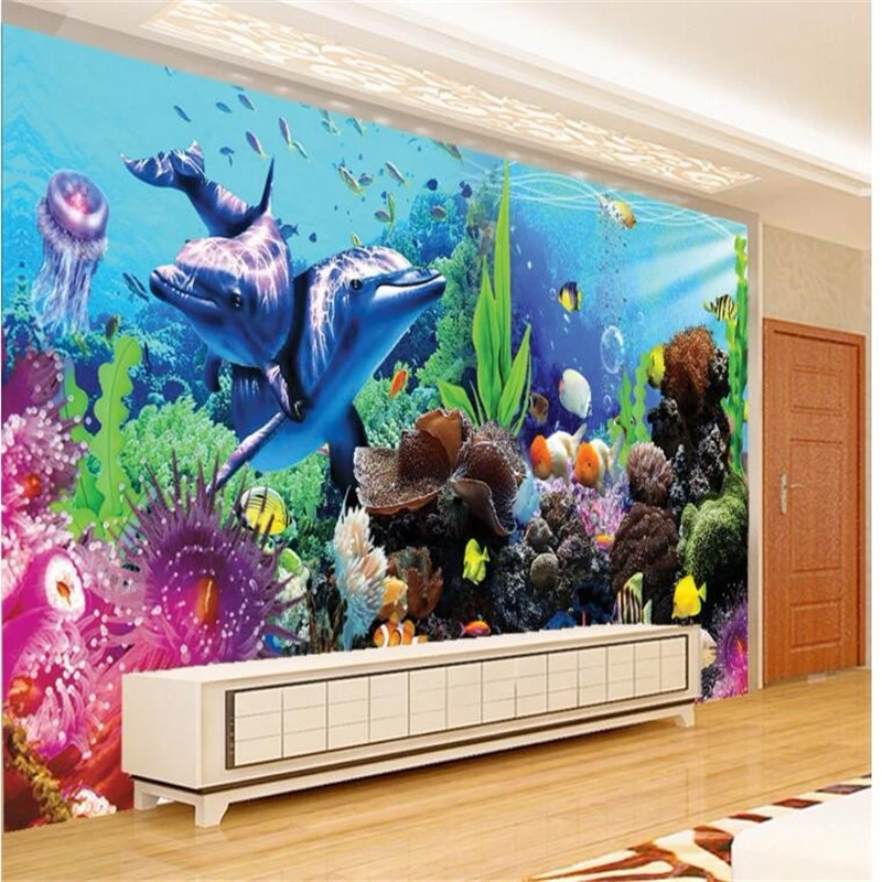 beibehang custom tereo tropica - огляд і ціна Aquarium Fish Live Wallpaper