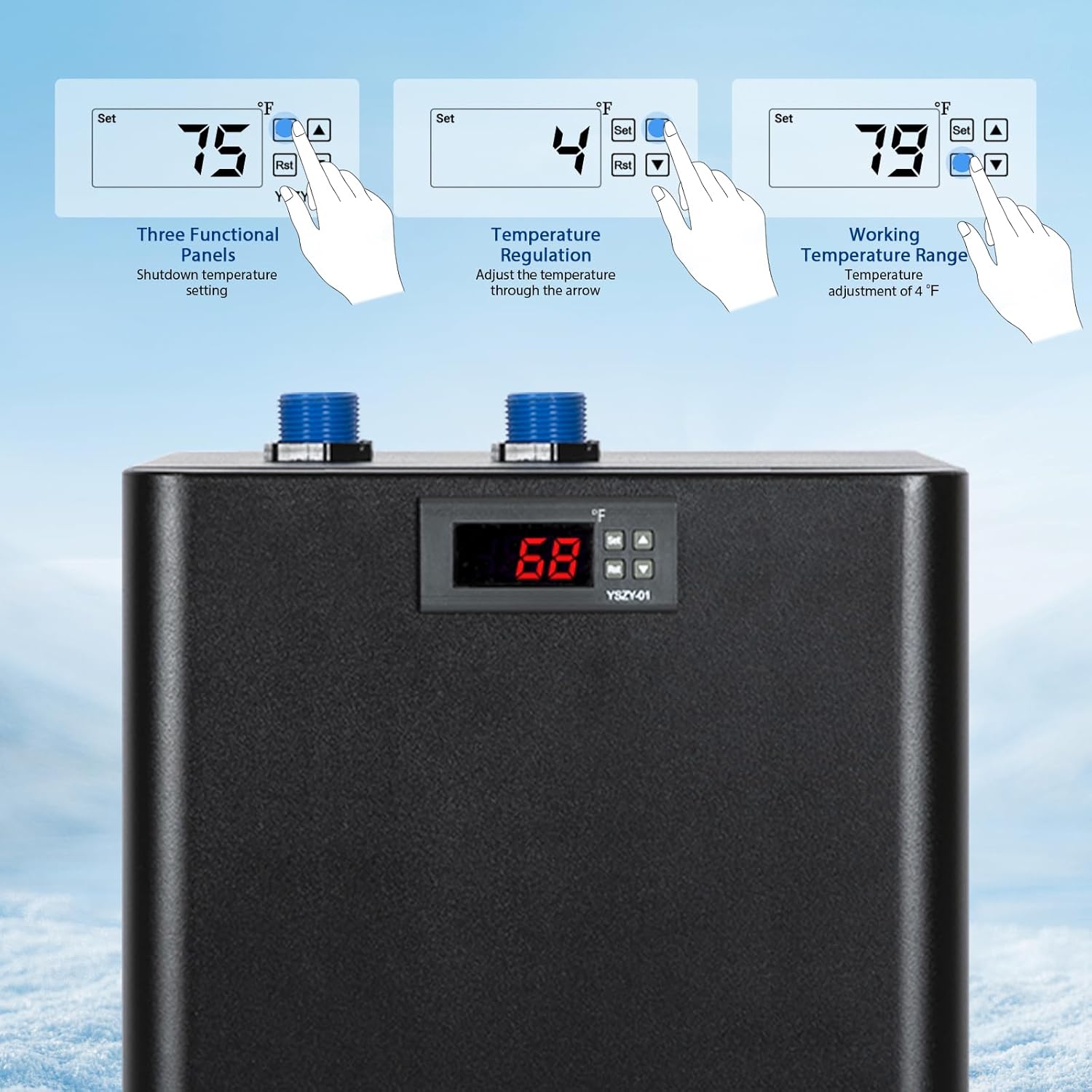 Aquarium Chiller 79 gal 1/3 HP - огляд і ціна Aquarium Fish Cold Water
