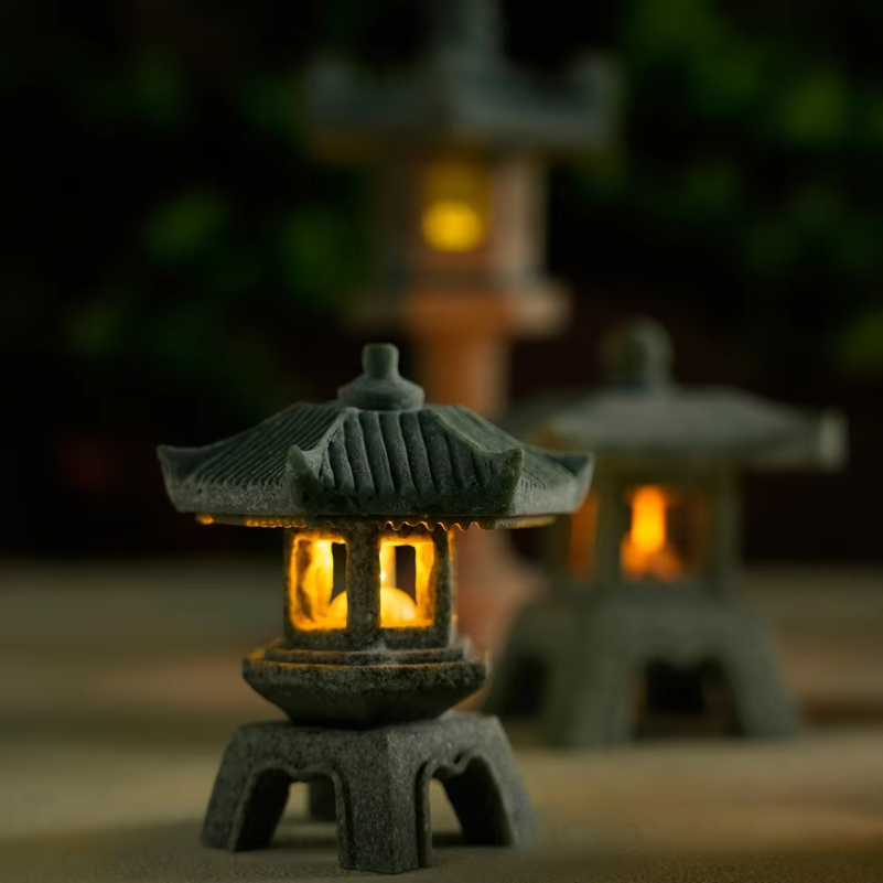 Mini Pagoda Lantern Light Gard - огляд і ціна Aquarium Fish Light