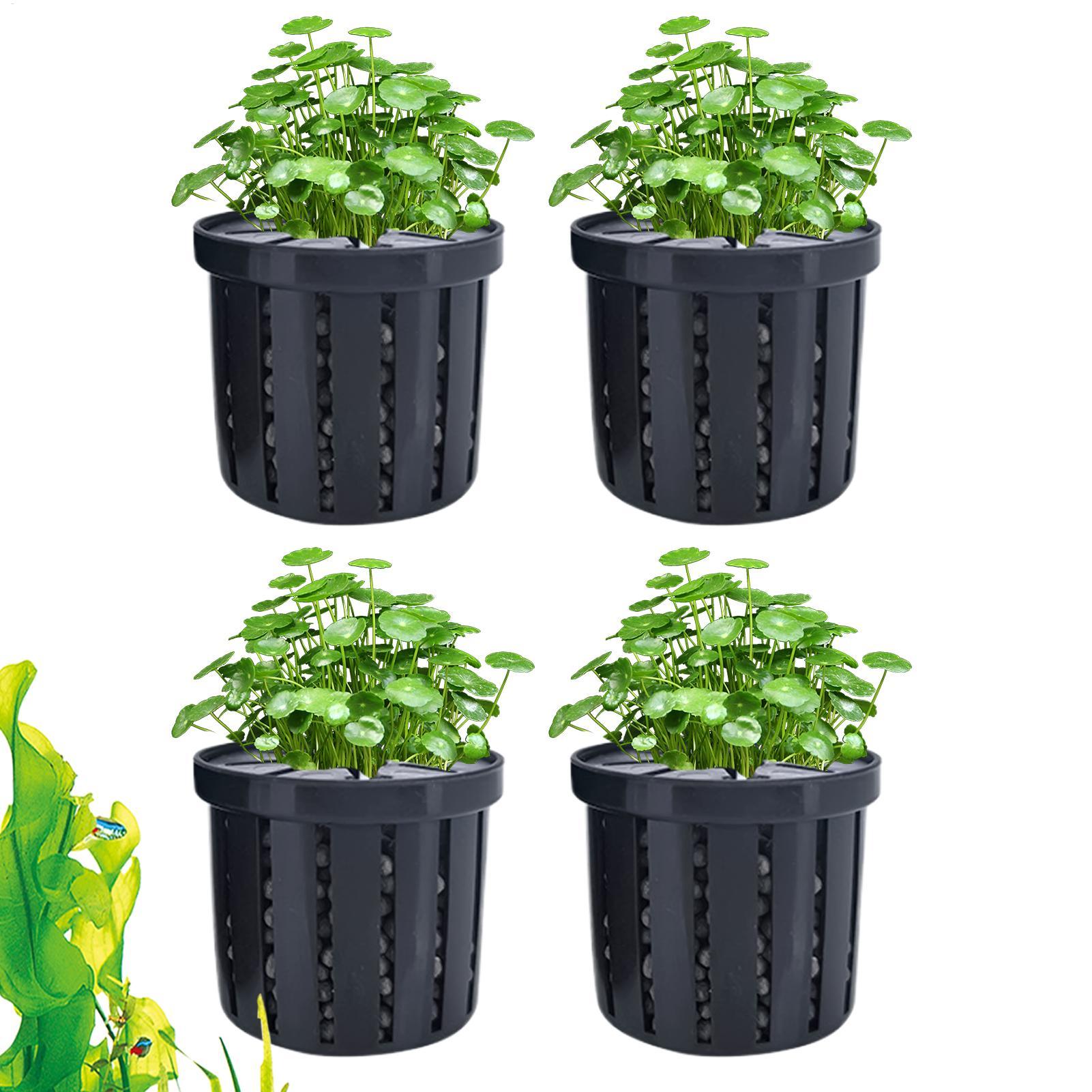 4 Pieces Aquarium Planter Pot  - огляд і ціна Aquarium Fish Pot
