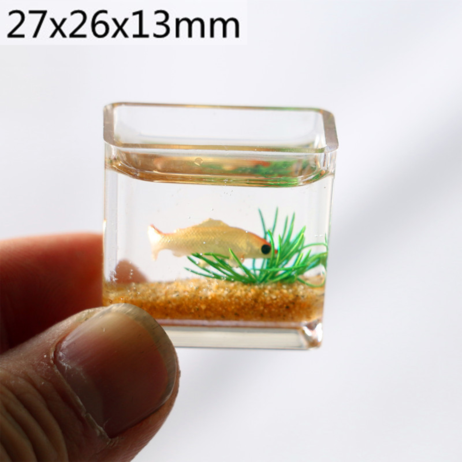 Dollhouse Miniature Glass Fish - огляд і ціна Aquarium Fish Cichlid