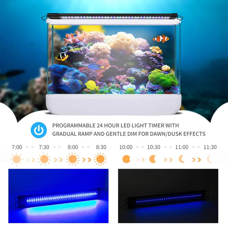 LED Programmable Aquarium Ligh - огляд і ціна Aquarium Fish Light
