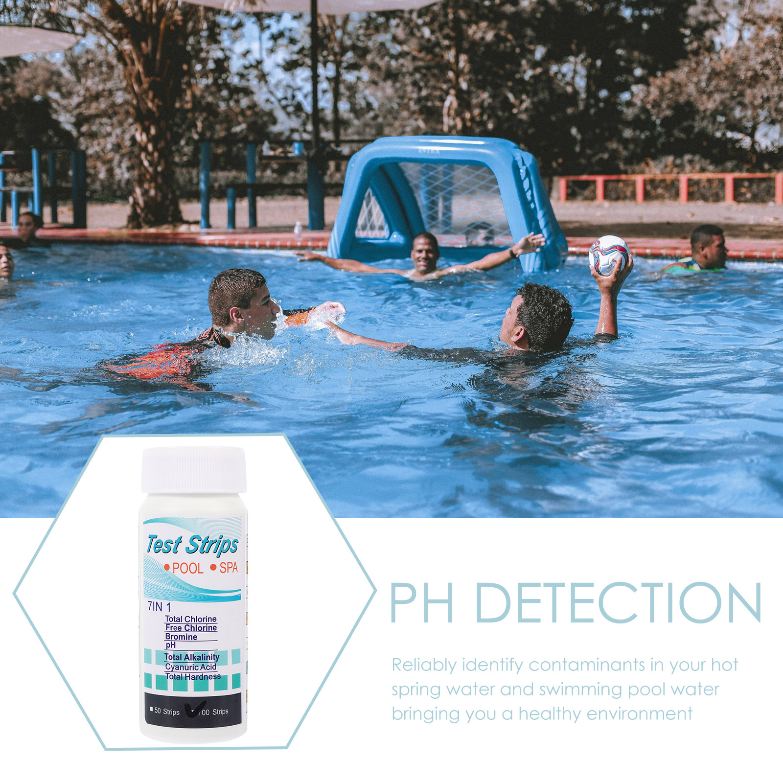 7 in 1 Water Test Strips for P - огляд і ціна Aquarium Test Kit
