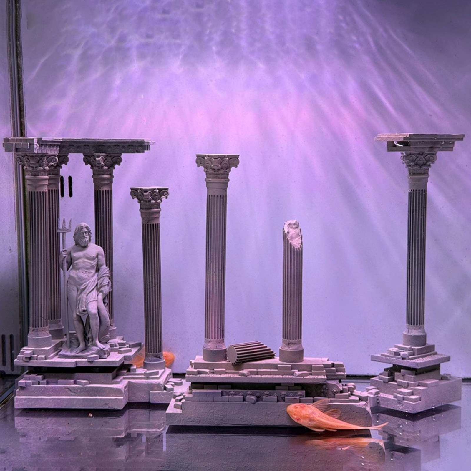 Roman Column Decoration Resin  - огляд і ціна Aquarium Fish Cichlid