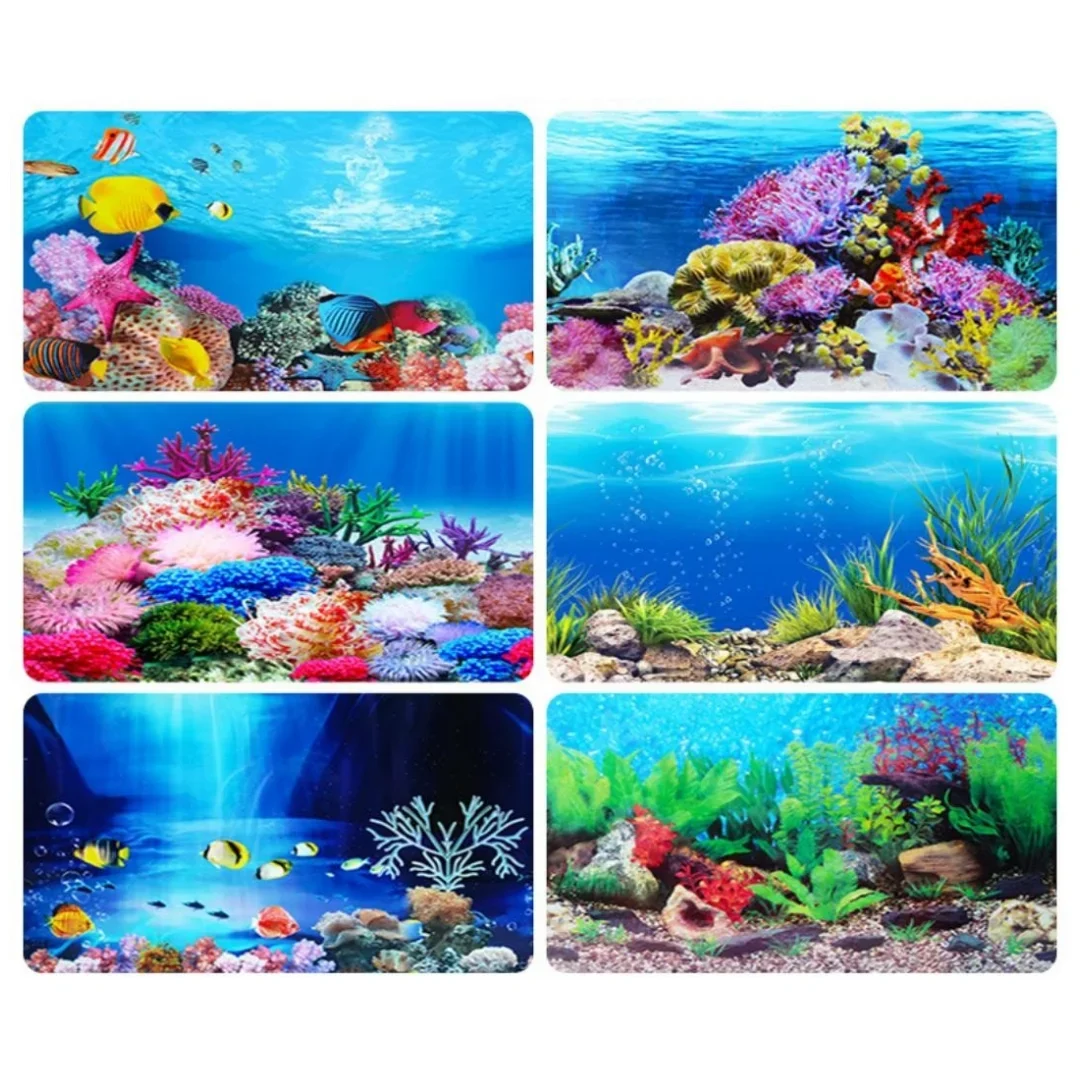 Background Aquarium 3D Sticker - огляд і ціна Aquarium Fish Cichlid