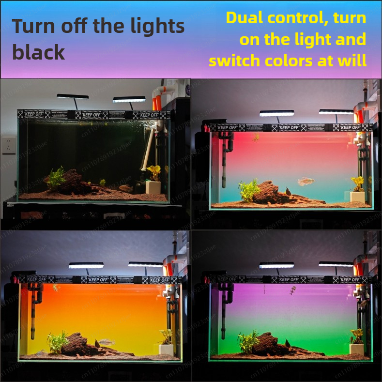 Black Acrylic Aquarium Backgro - огляд і ціна Aquarium Fish Light
