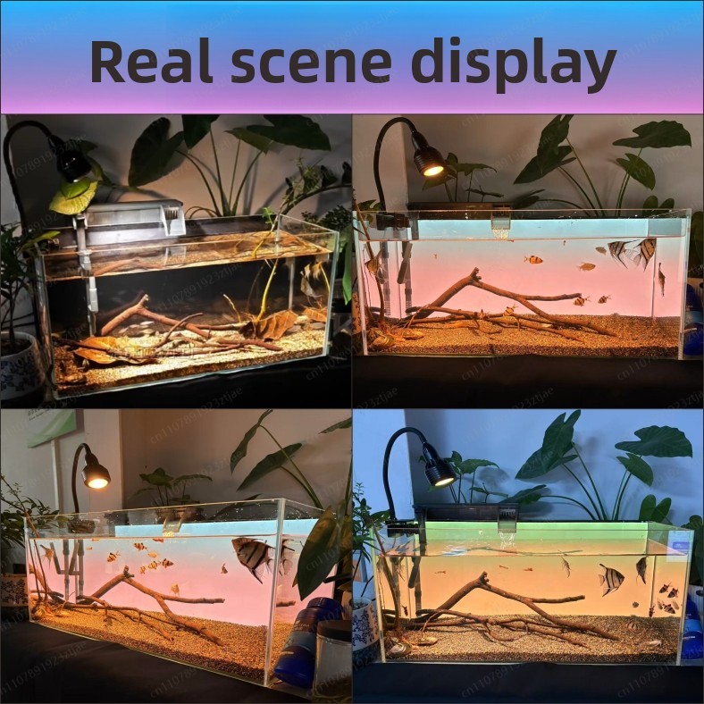 Black Acrylic Aquarium Backgro - огляд і ціна Aquarium Fish Light