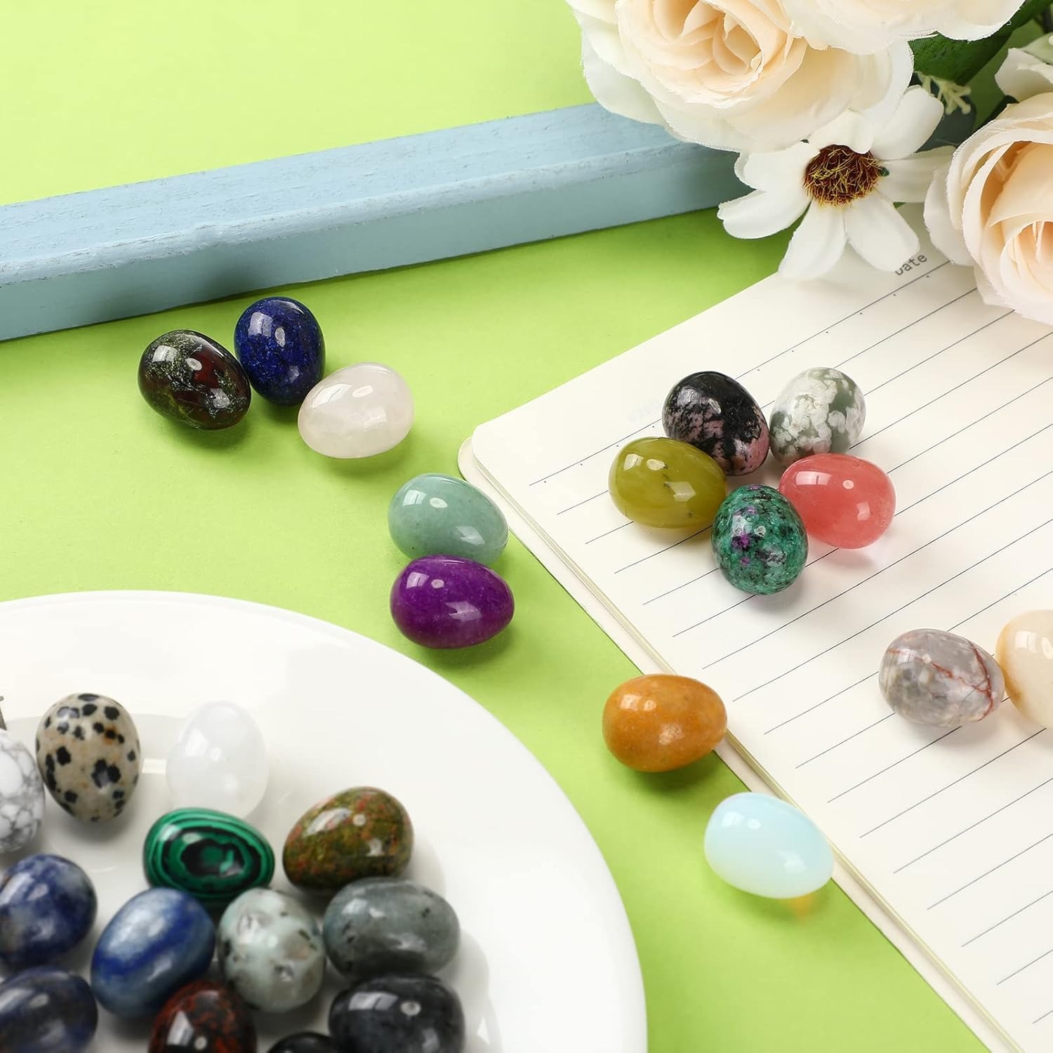 8  pcs natural crystal beads,  - огляд і ціна Aquarium Fish Pot