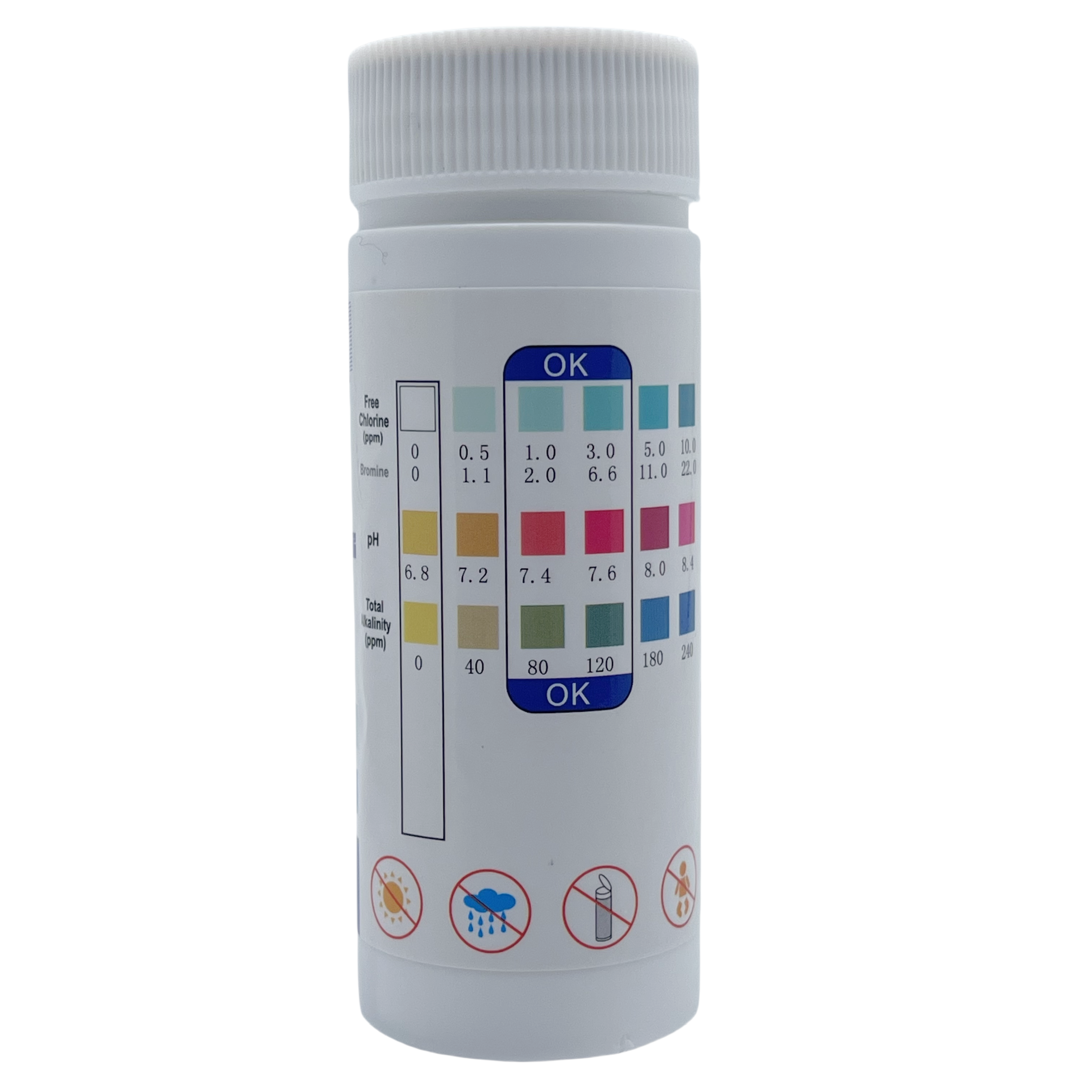 Chlorine PH Test Strips SPA Sw - огляд і ціна Aquarium Test Kit