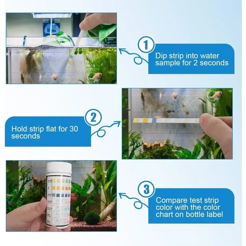 Aquarium Test Strip  PH Qualit - огляд і ціна Aquarium Test Kit
