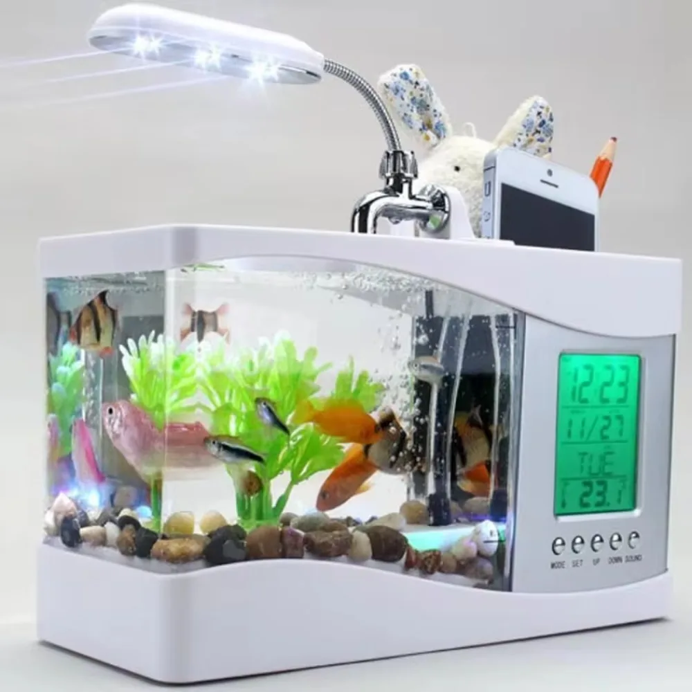 Aquarium Mini Fish Tank with W - огляд і ціна Aquarium Fish Light