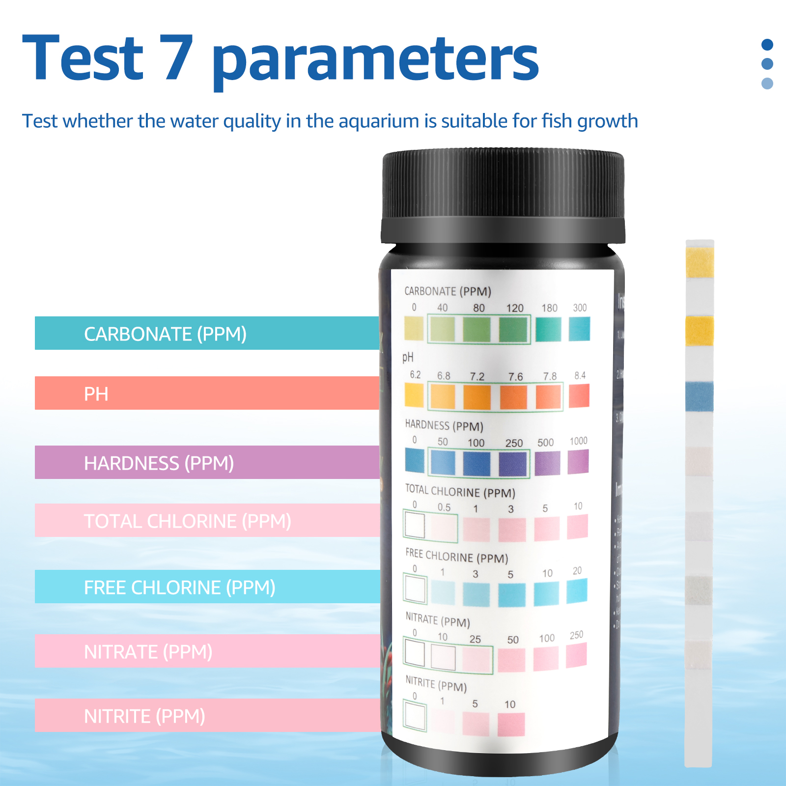 100Pcs 7 in 1 Aquarium Test St - огляд і ціна Aquarium Fish Youtube